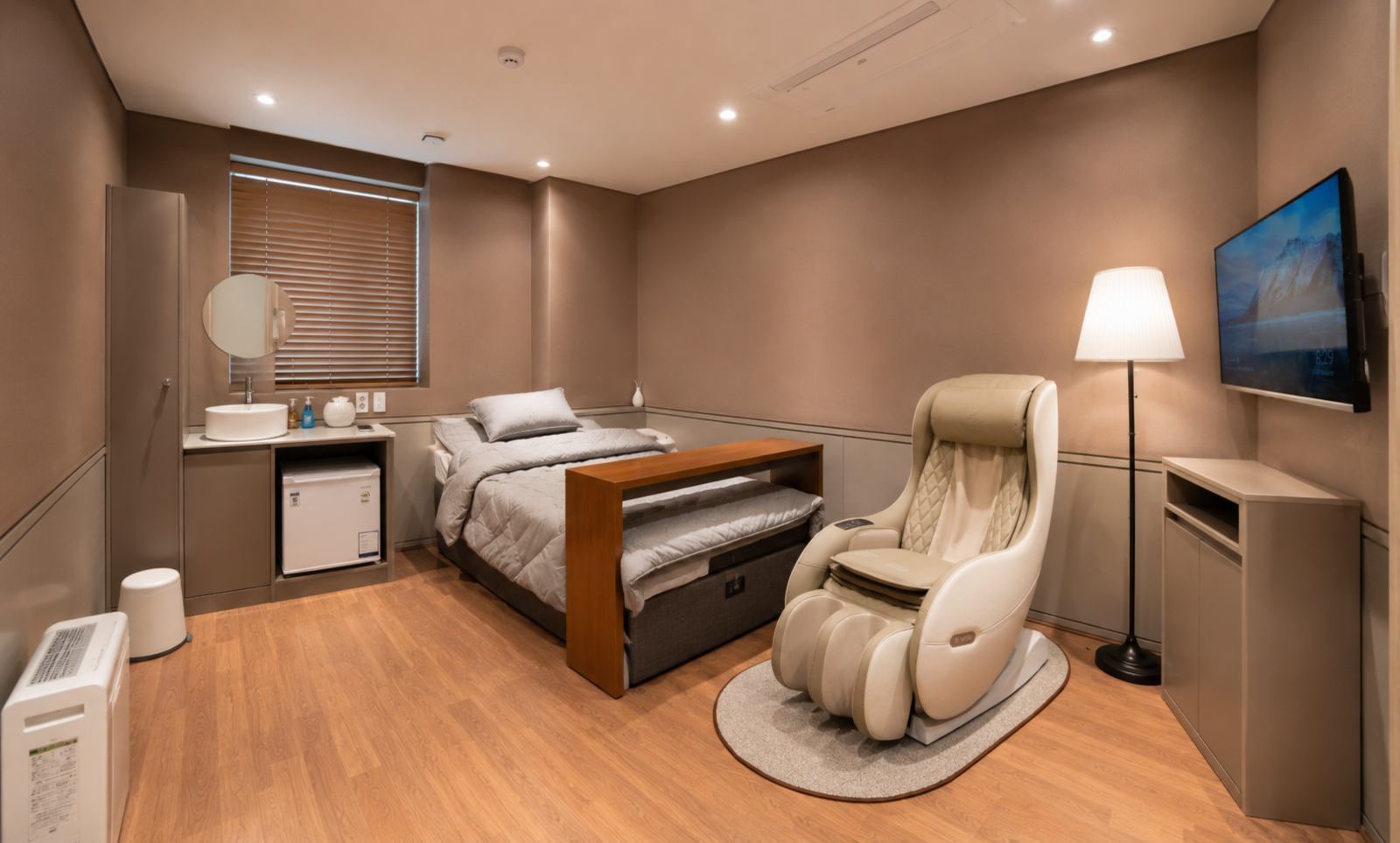 1인 입원실 내부
